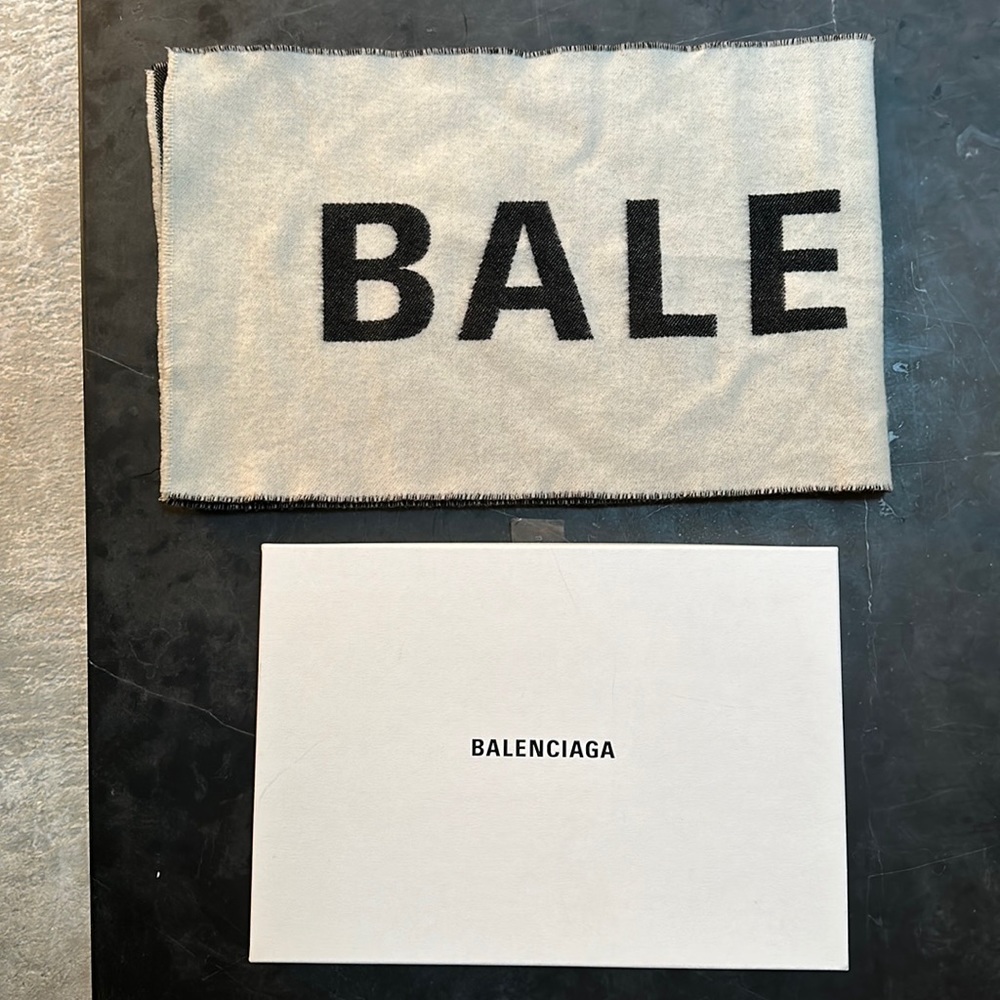 Balenciaga Reversible Two Toned scarf.